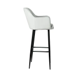 Барный стул (кресло) Mara Эмеральд ( Kingstyle 104 F B ), велюр Seven 324 (светло-серый), опора барная (черный) Барный стул (кресло) Mara Эмеральд ( Kingstyle 104 F B ), велюр Seven 324 (светло-серый), опора барная (черный)