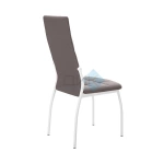 Стул DikLine Галс-М каркас белый / микровелюр B5 Стул DikLine Галс-М каркас белый / микровелюр B5