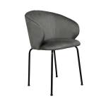 Кухонный стул (кресло) Mara Сохо классик ( Kingstyle 105 F ), велюр Seven 12 (темно-серый), опора 801 черный Кухонный стул (кресло) Mara Сохо классик ( Kingstyle 105 F ), велюр Seven 12 (темно-серый), опора 801 черный